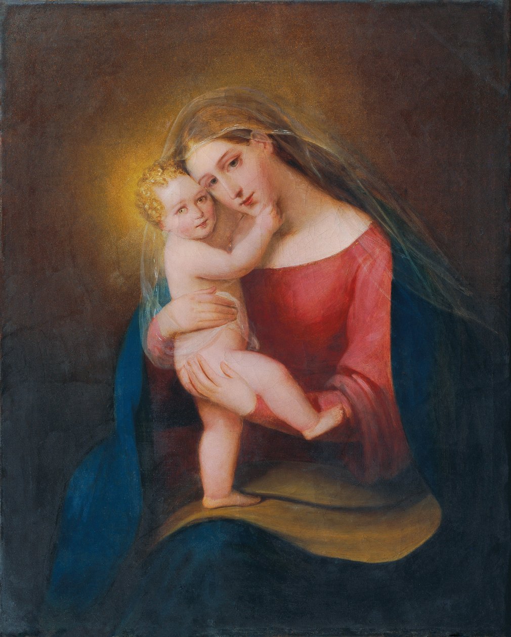 Madonna og barn af Franz Schrotzberg