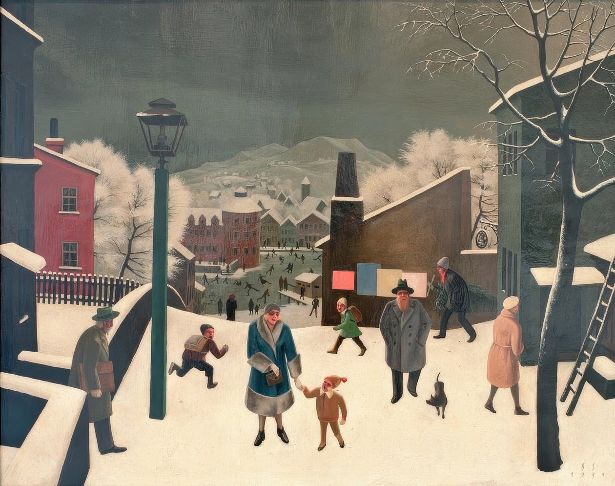 Vinter i byen I af Franz Sedlacek