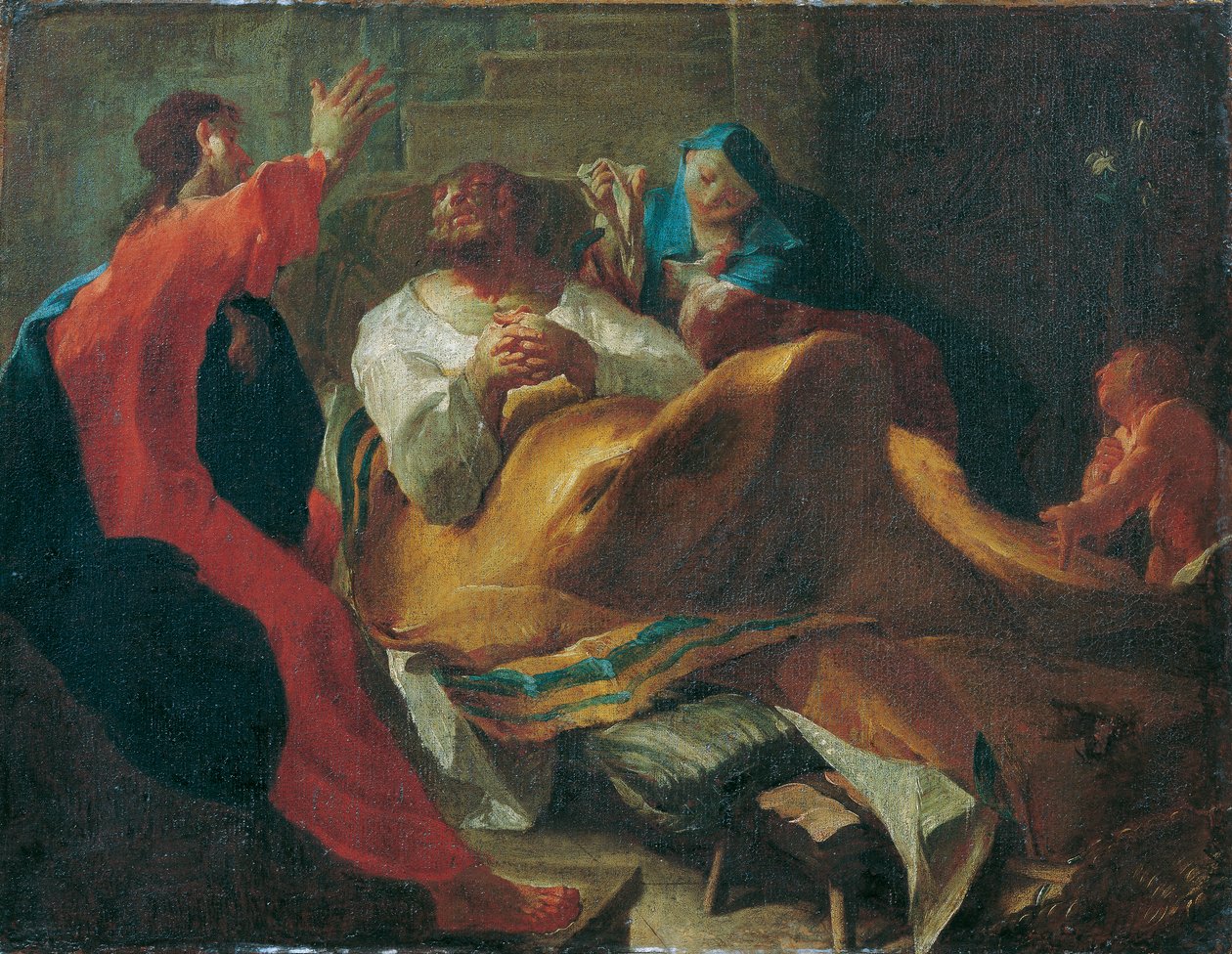 Sankt Josefs død af Franz Sigrist d. Ä.