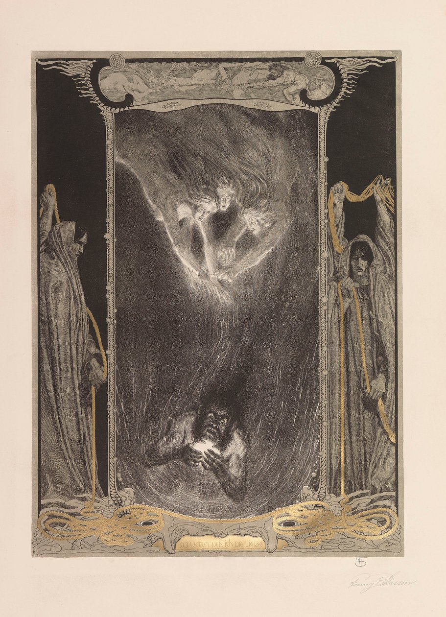 Nibelungens Ring, 1914. af Franz Stassen