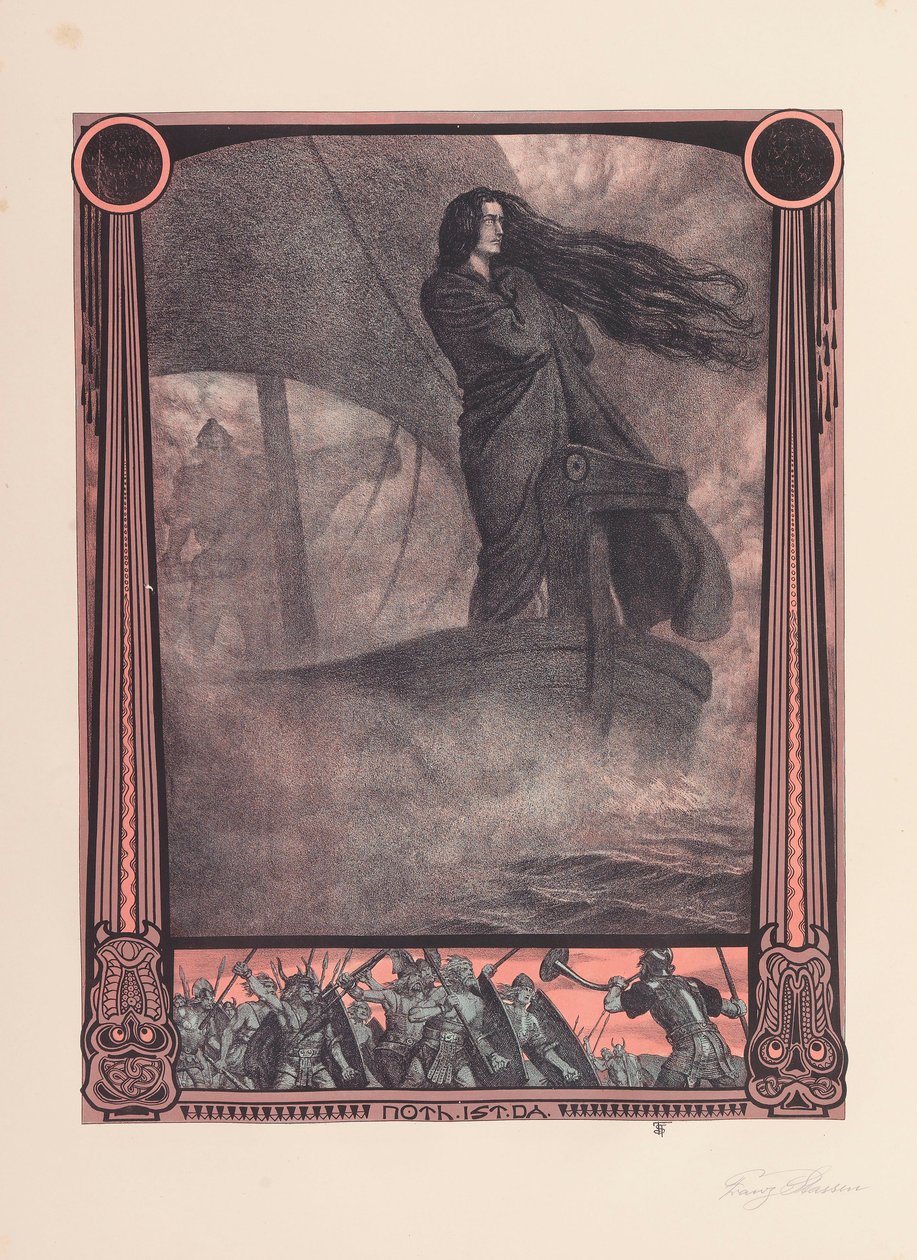 Nibelungens Ring, 1914. af Franz Stassen