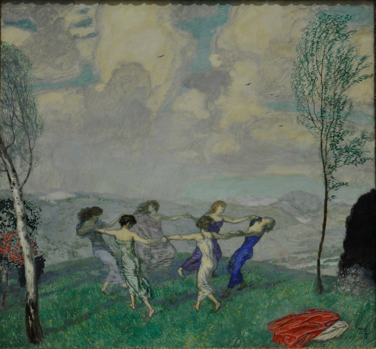 Cirkeldans, 1910. af Franz Stuck Ritter von
