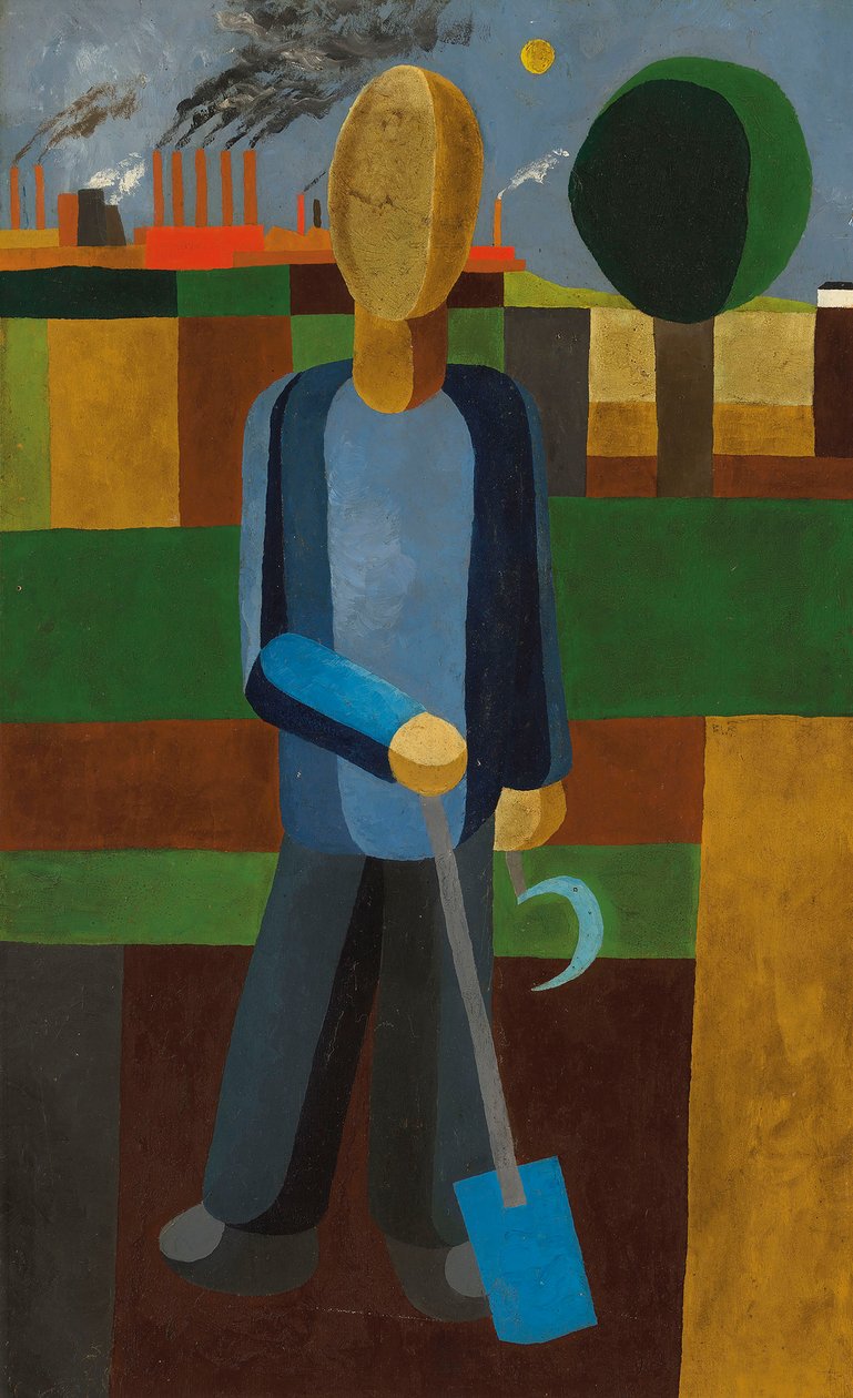 Gartneren, ca 1929-1930. af Franz Wilhelm Seiwert