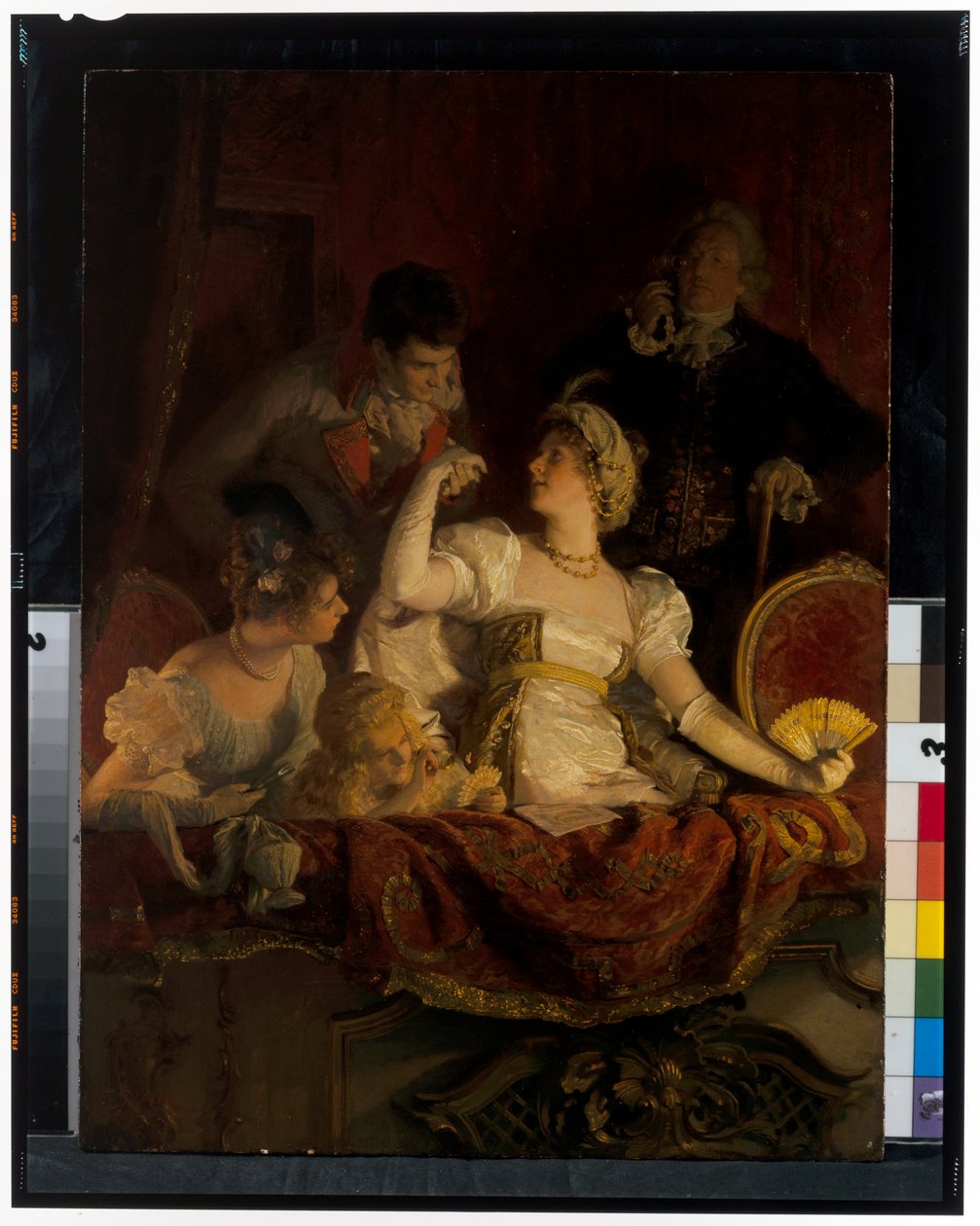 Teaterscene af Franz Xaver Simm