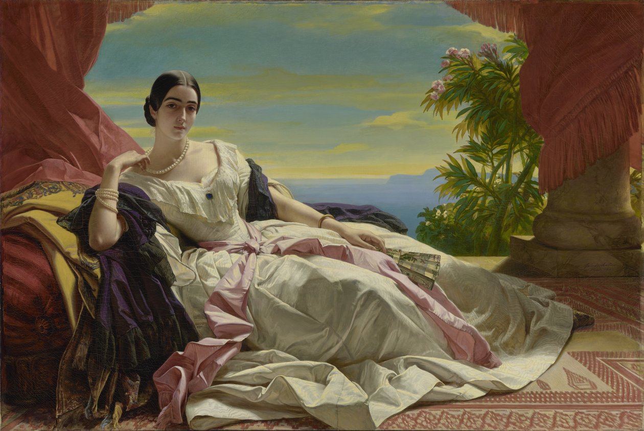 Leonilla Princess zu Sayn-Wittgenstein-Sayn, født Baryatinsky af Franz Xaver Winterhalter