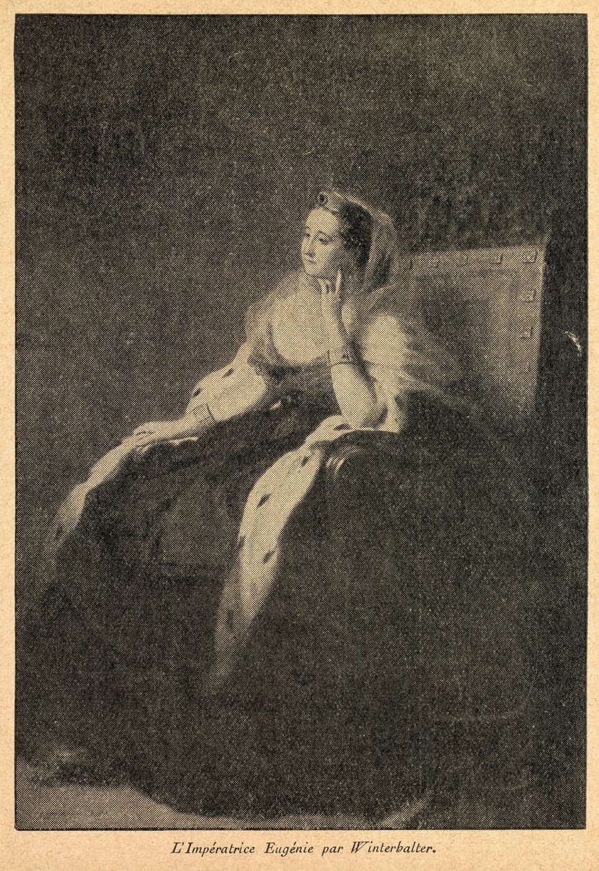 Portræt af Imperatrice Eugenie af Franz Xaver Winterhalter
