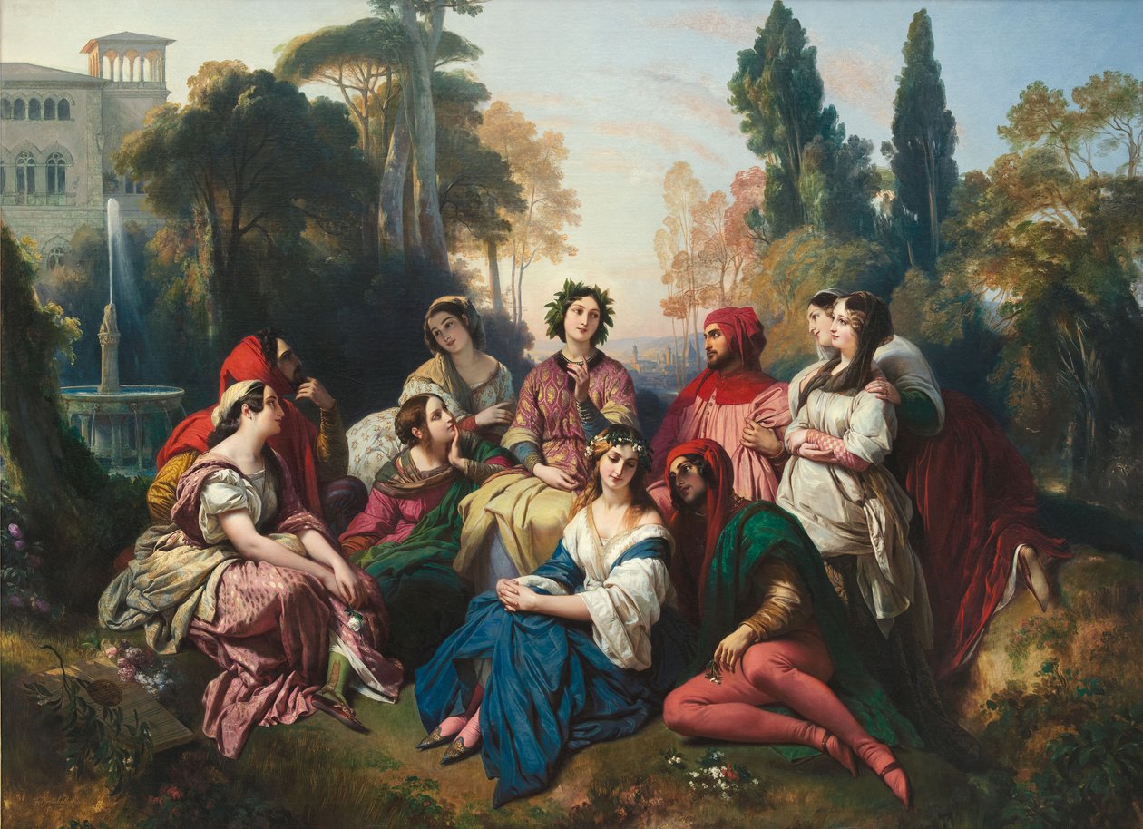 Decameron, 1837 af Franz Xaver Winterhalter