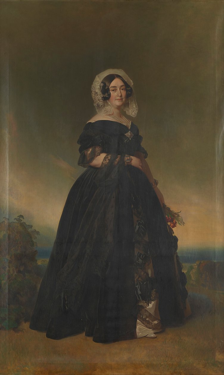 Victoria, hertuginde af Kent (1786-1861) af Franz Xaver Winterhalter