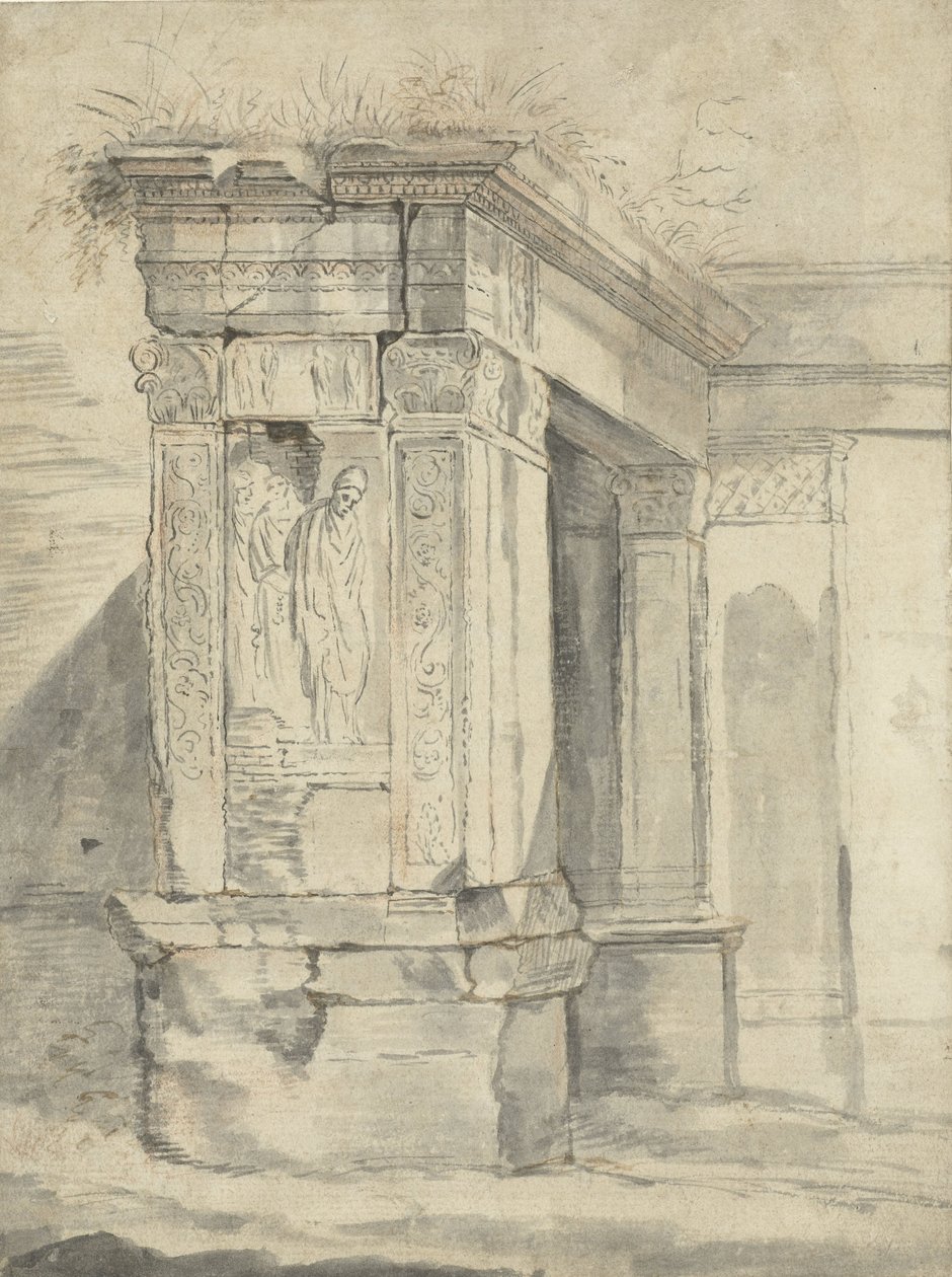 romersk ruin af Franz de Paula Ferg