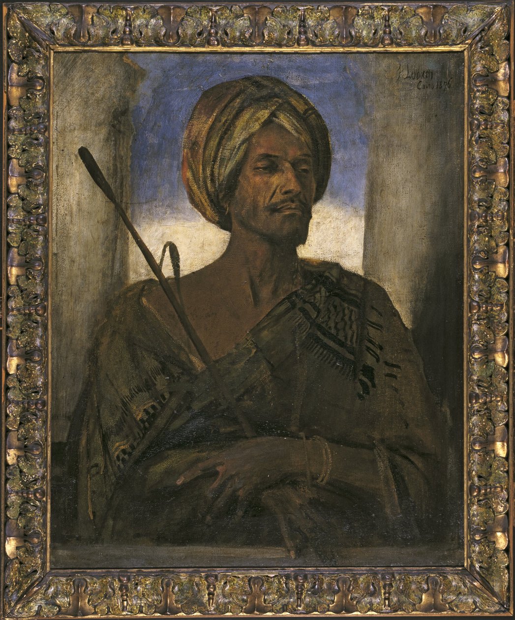 Portræt af en araber af Franz von Lenbach