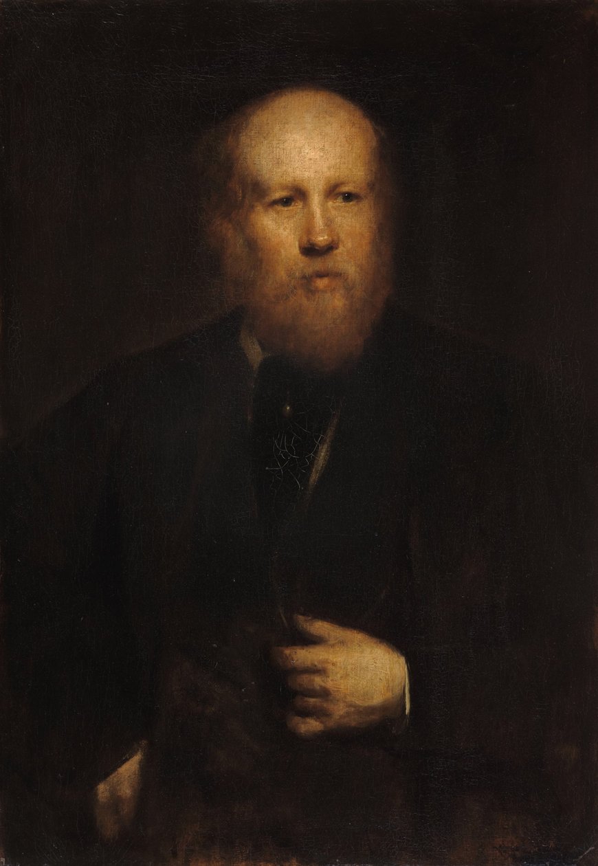 Gravøren Conrad Geyer af Franz von Lenbach