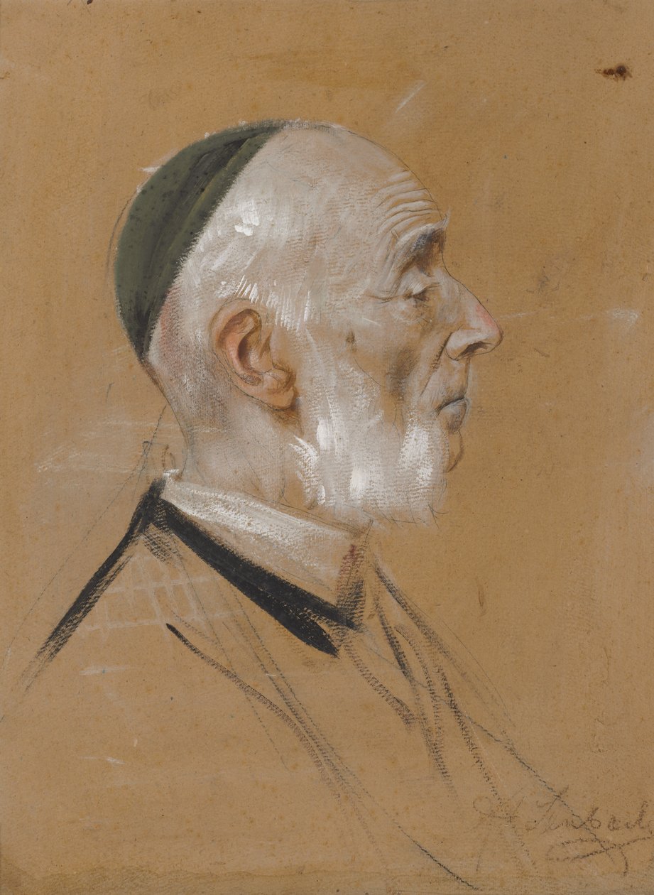 Karl Eduard von Liphart, ca. 1875. af Franz von Lenbach