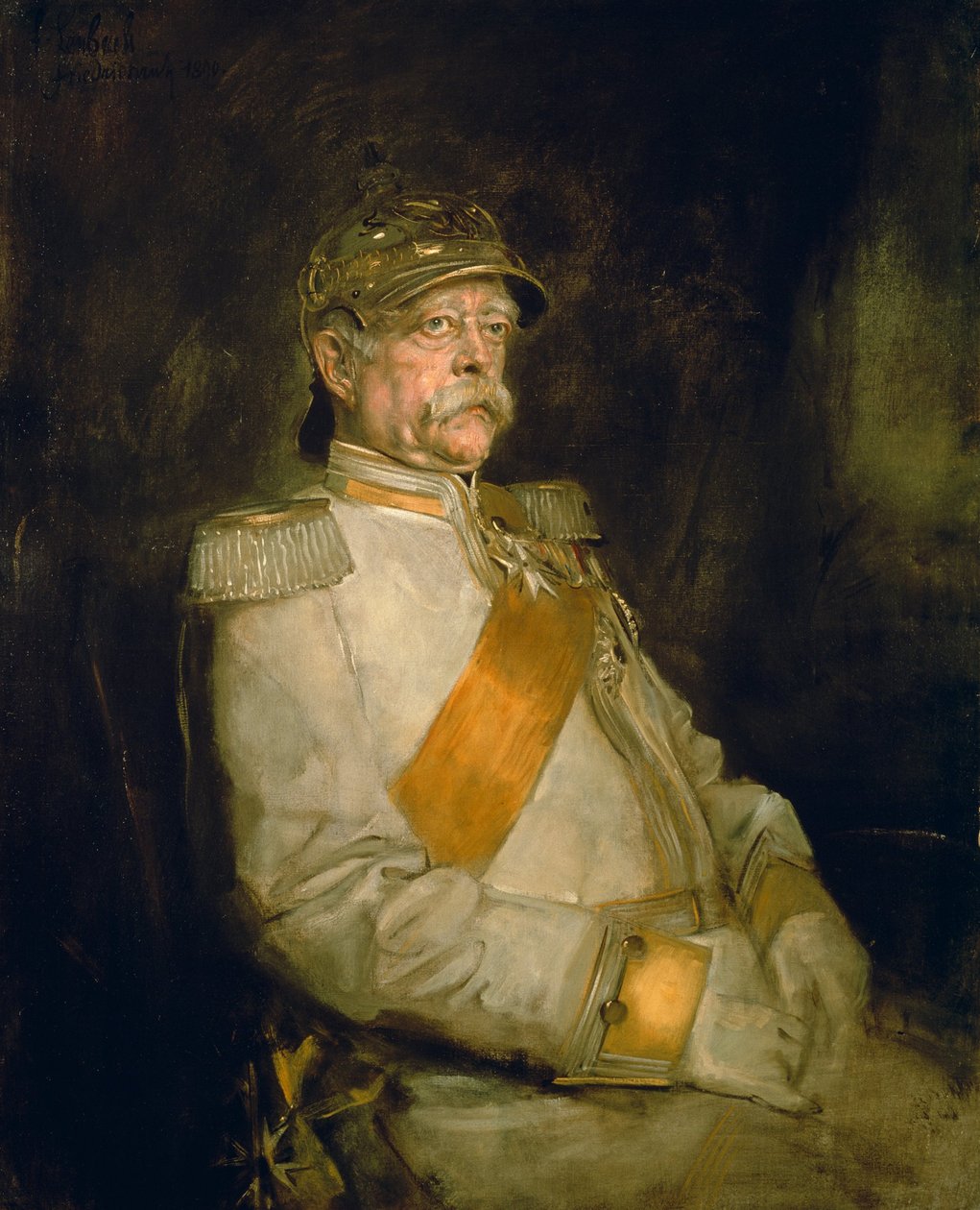 Otto Prins Bismarck af Franz von Lenbach