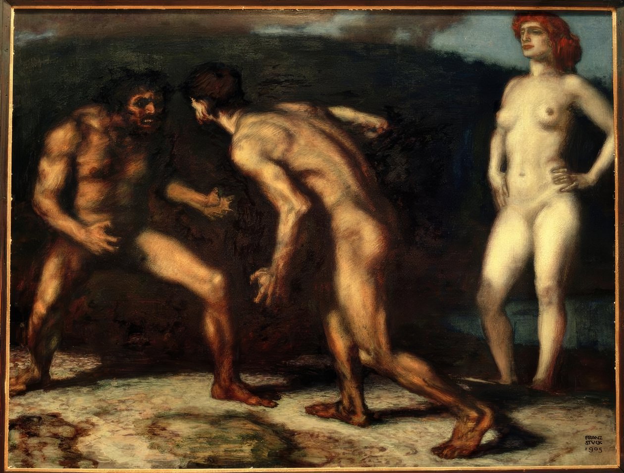 Kampen for kvinder af Franz von Stuck