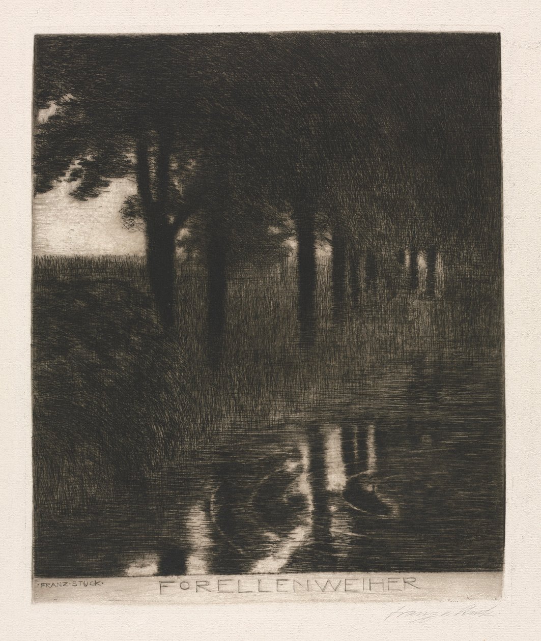 Ørreddam. af Franz von Stuck