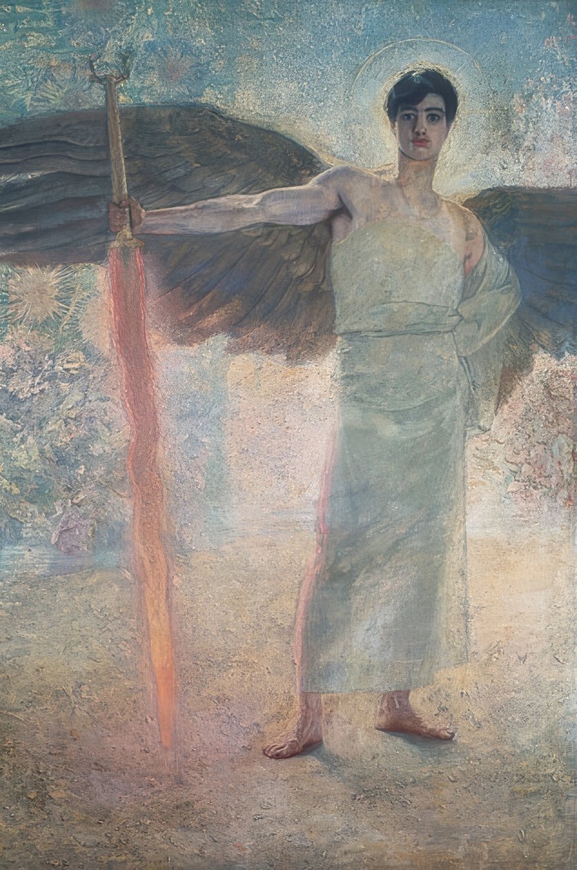 Paradisets vogter. 1889 af Franz von Stuck