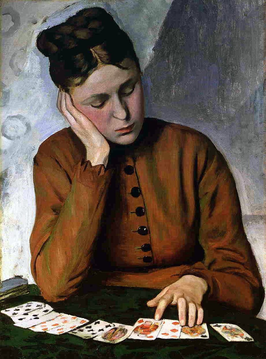 The Fortune Teller, 1869.dani af Frédéric Bazille