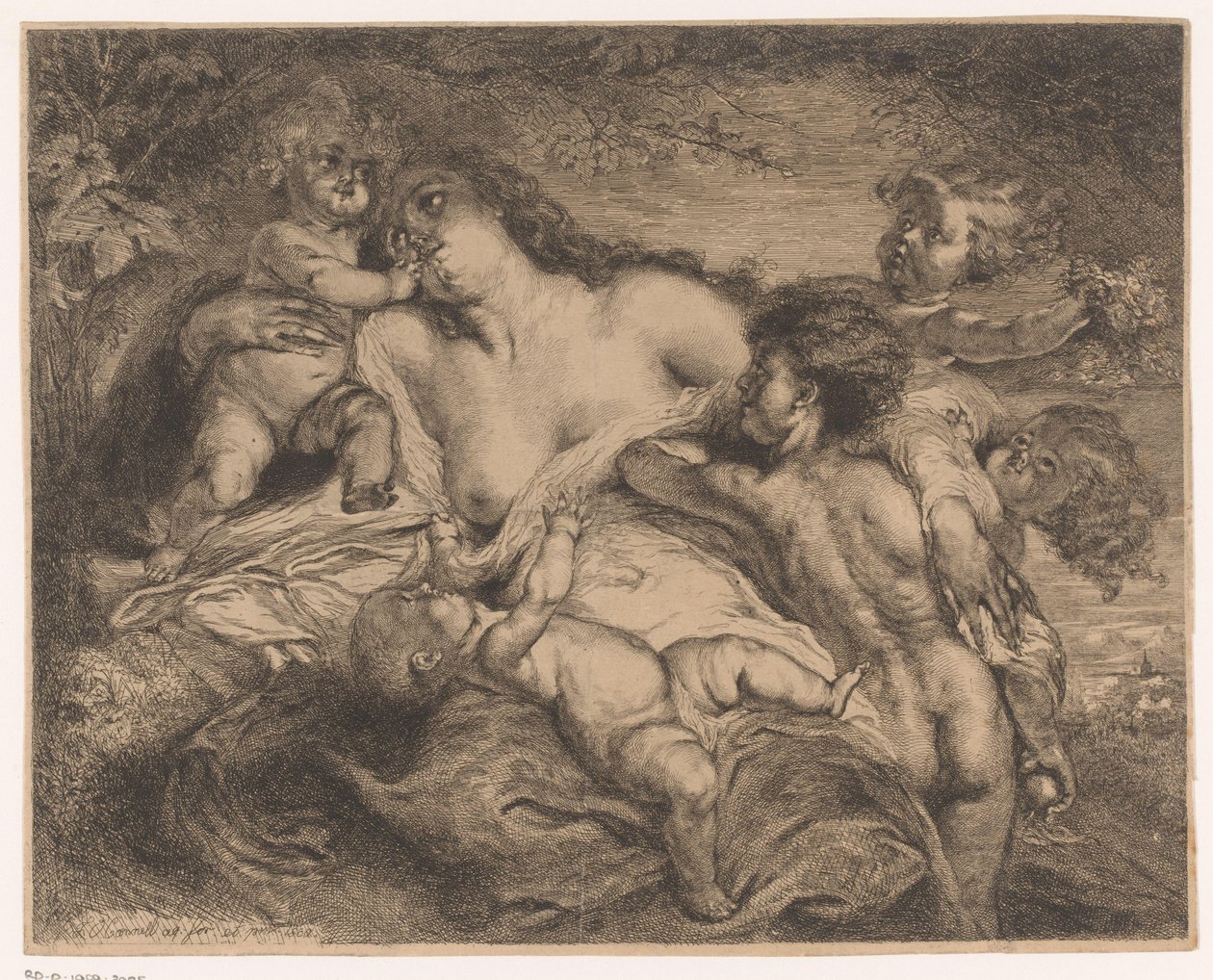 Kærlighed (Caritas) af Frédérique Émile Auguste O