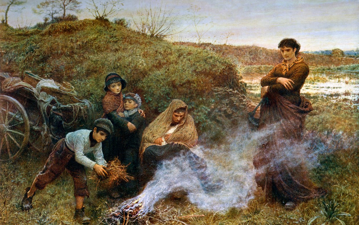 Vagrants, 1868, 1912. af Fred Walker