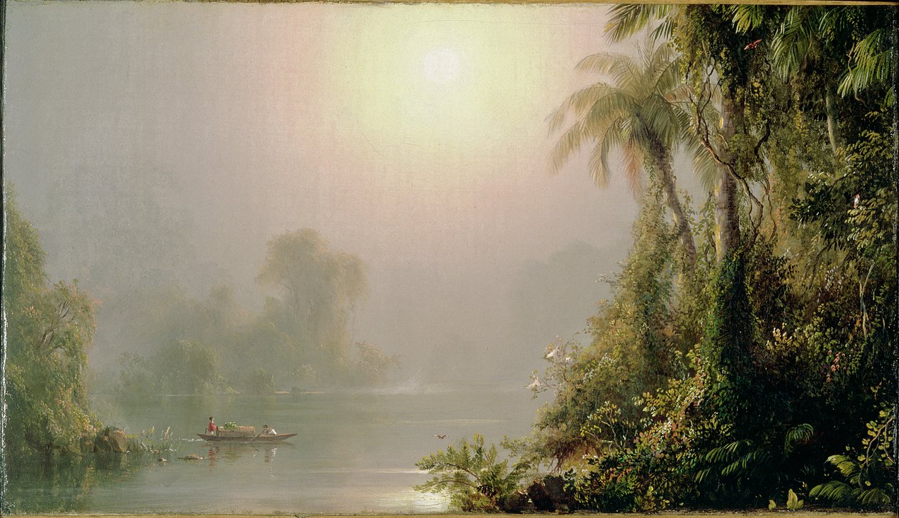 Morgen i troperne, ca. 1858 af Frederic Edwin Church