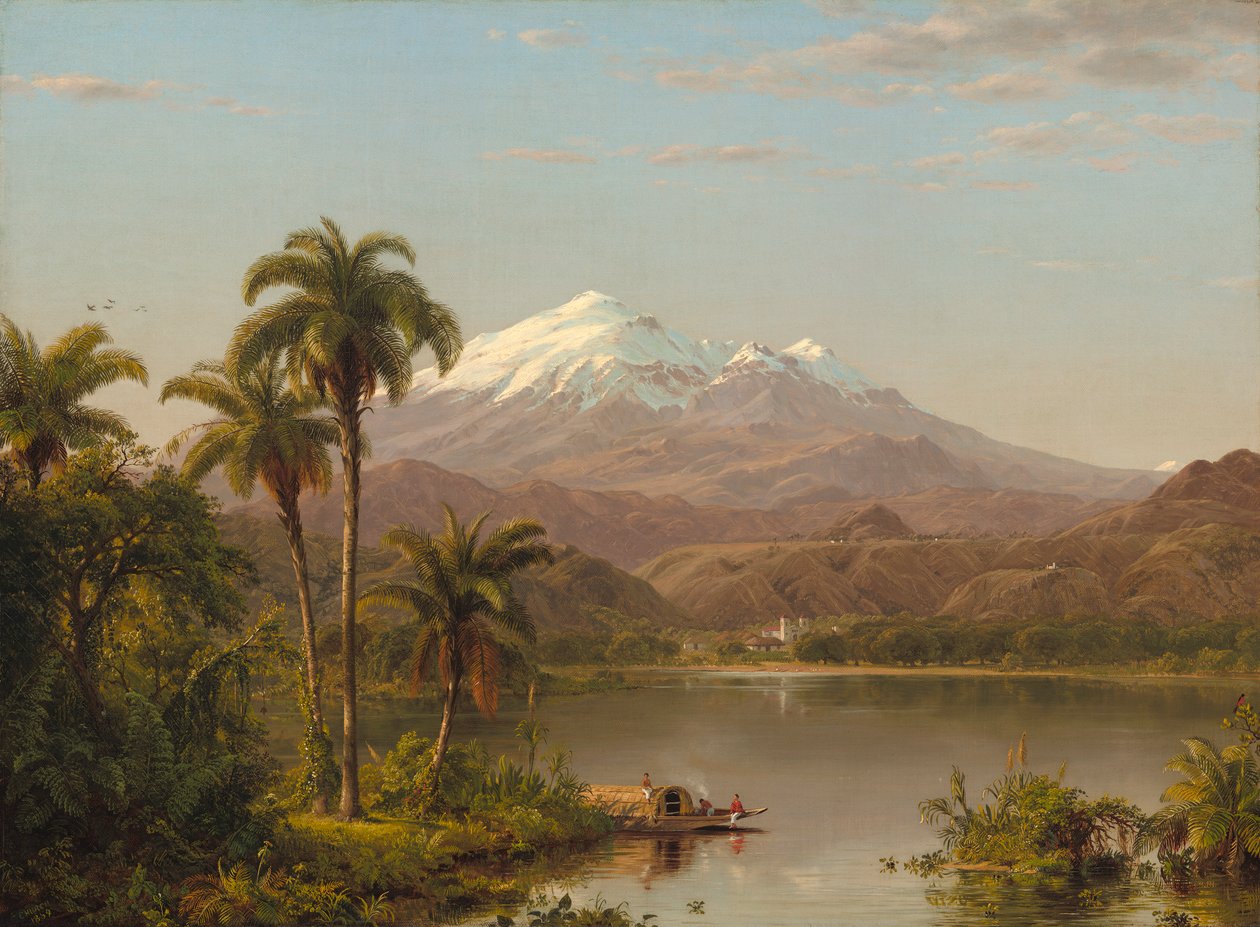 Tamaca Palms, 1854 af Frederic Edwin Church