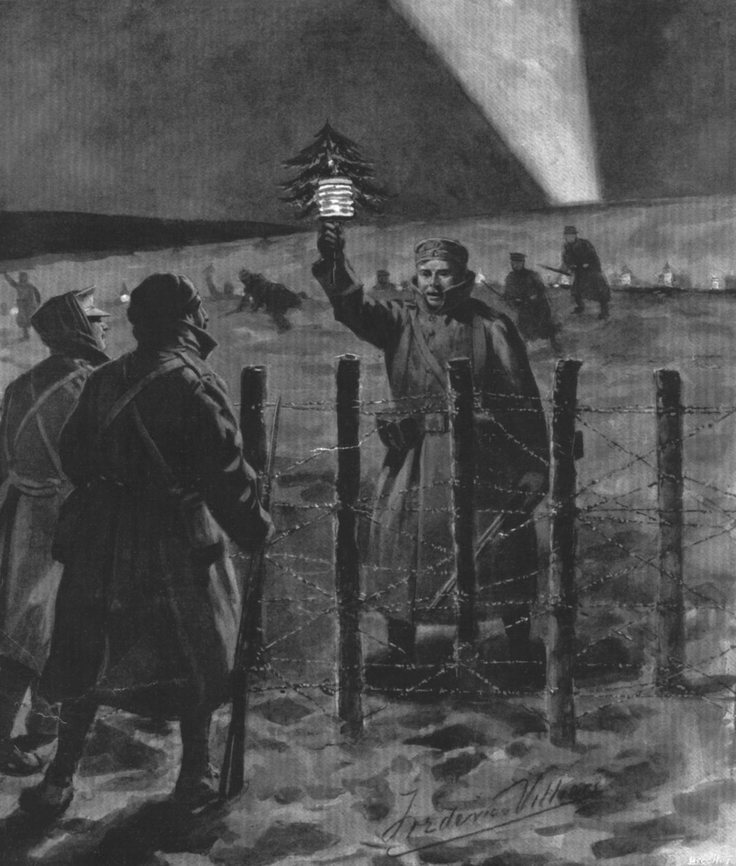 The Christmas Day True of 1914, udgivet 1915 af Frederic Villiers