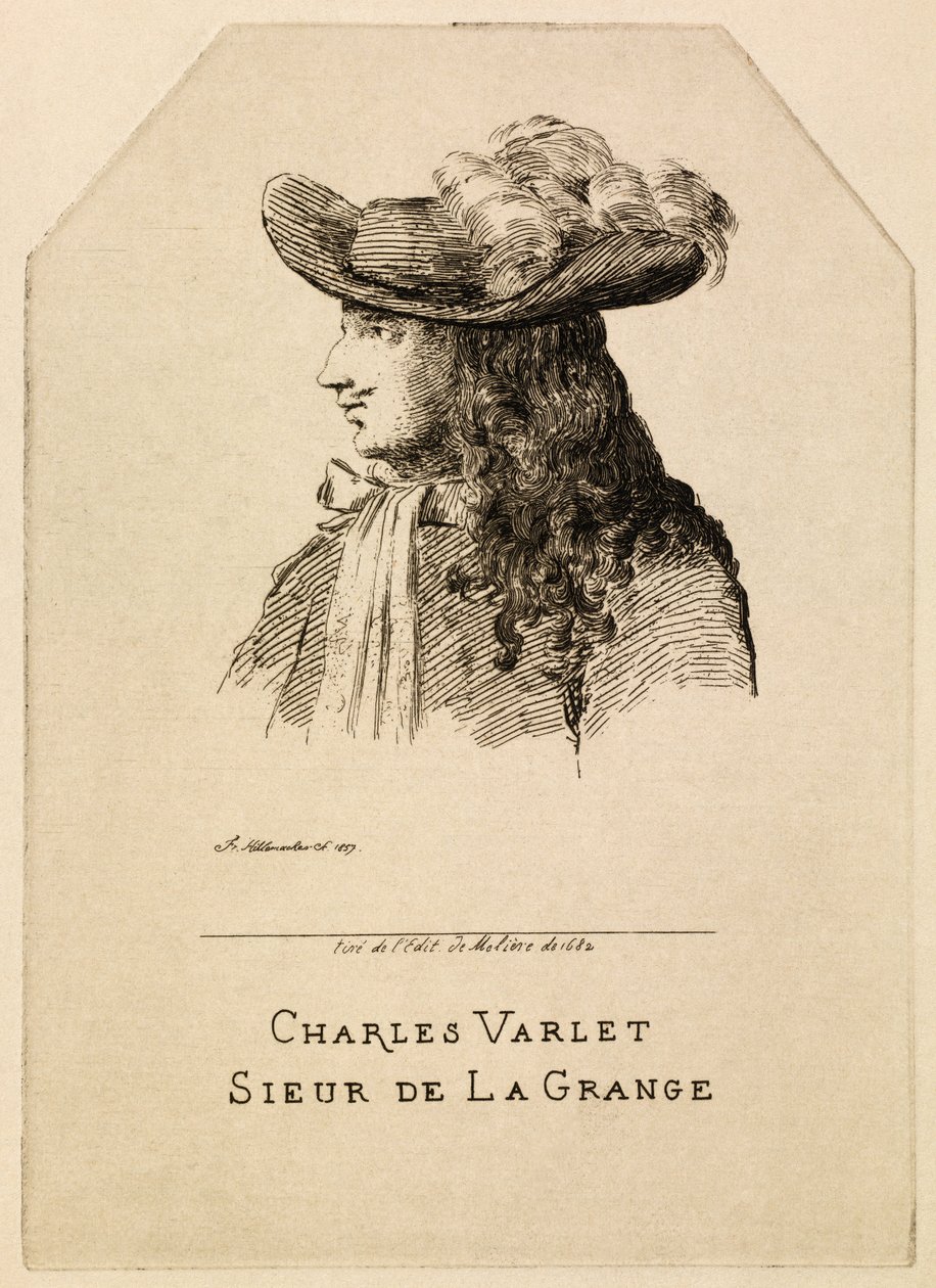 Portræt af Charles Varlet af Frederic Desire Hillemacher