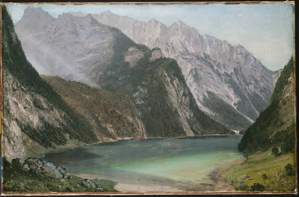 Alpine sø af Frederic Edwin Church