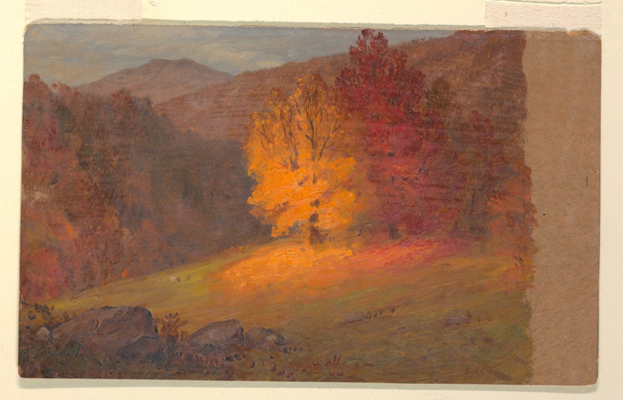Efterårslandskab af Frederic Edwin Church