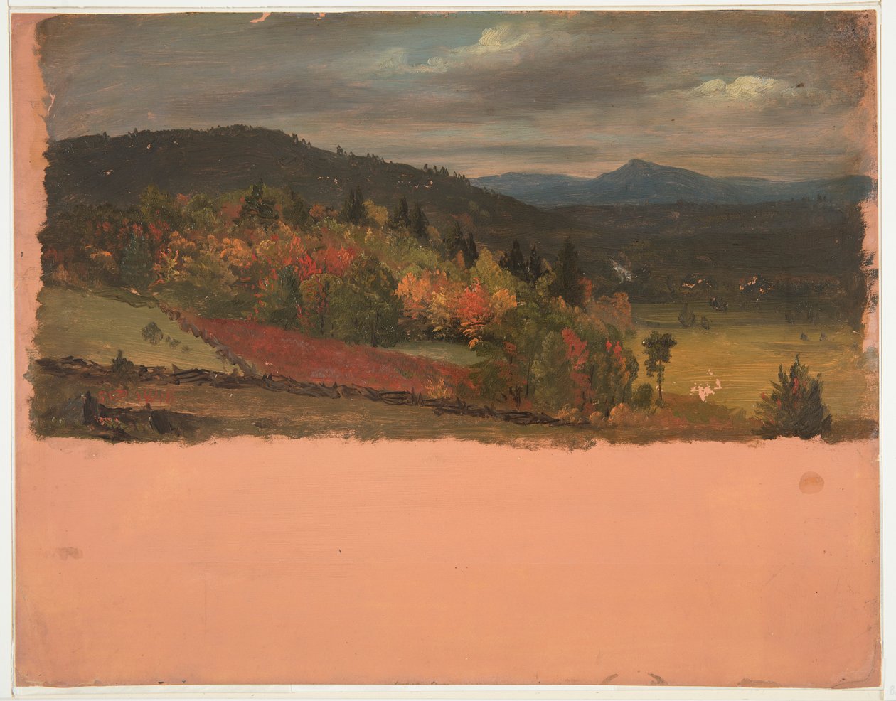 Efterårslandskab af Frederic Edwin Church