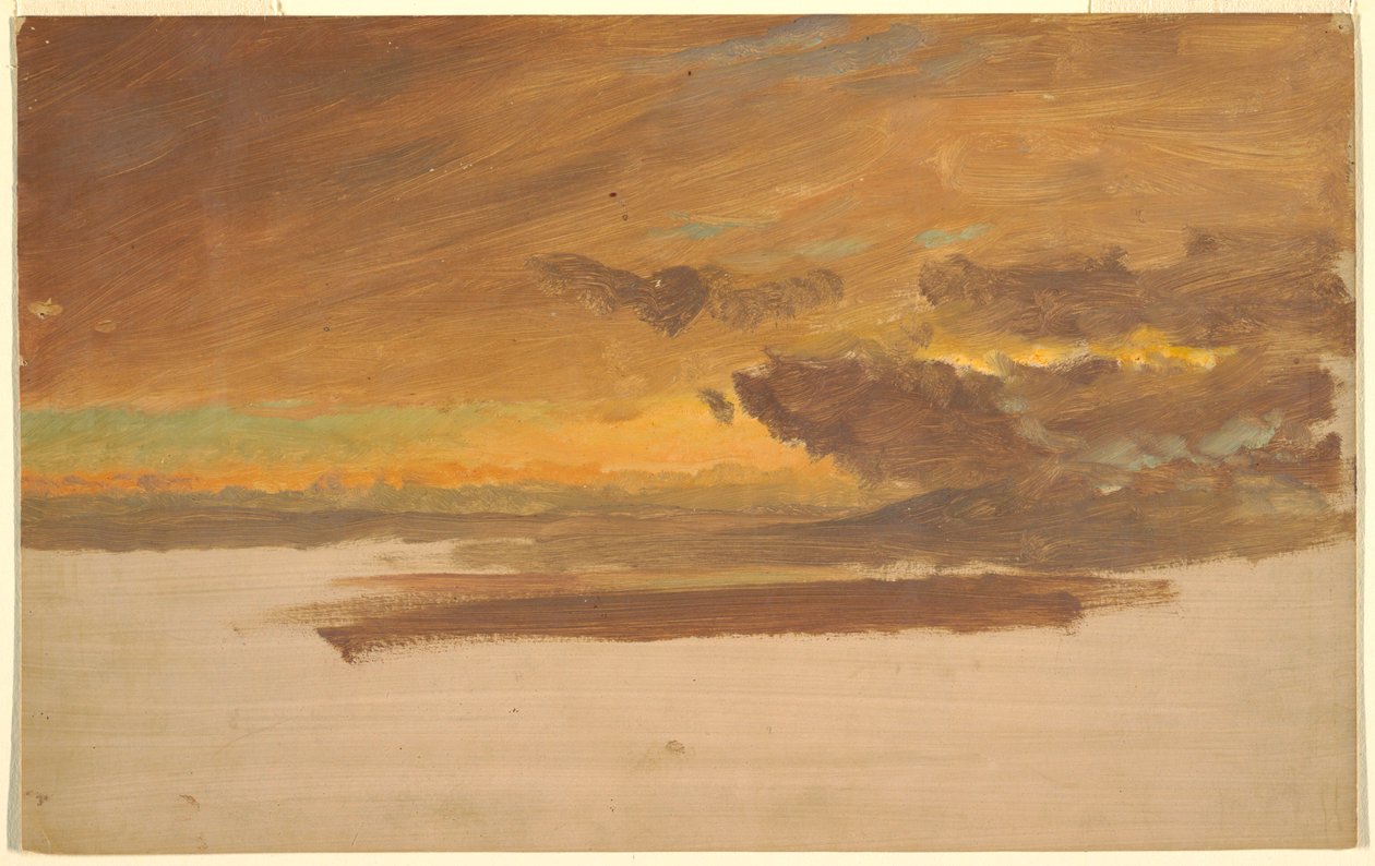 Cloud -undersøgelse af Frederic Edwin Church