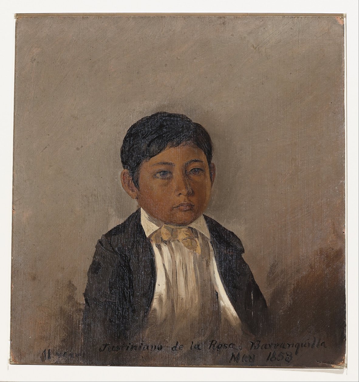 Colombia, Barranquilla, portræt af dreng af Frederic Edwin Church