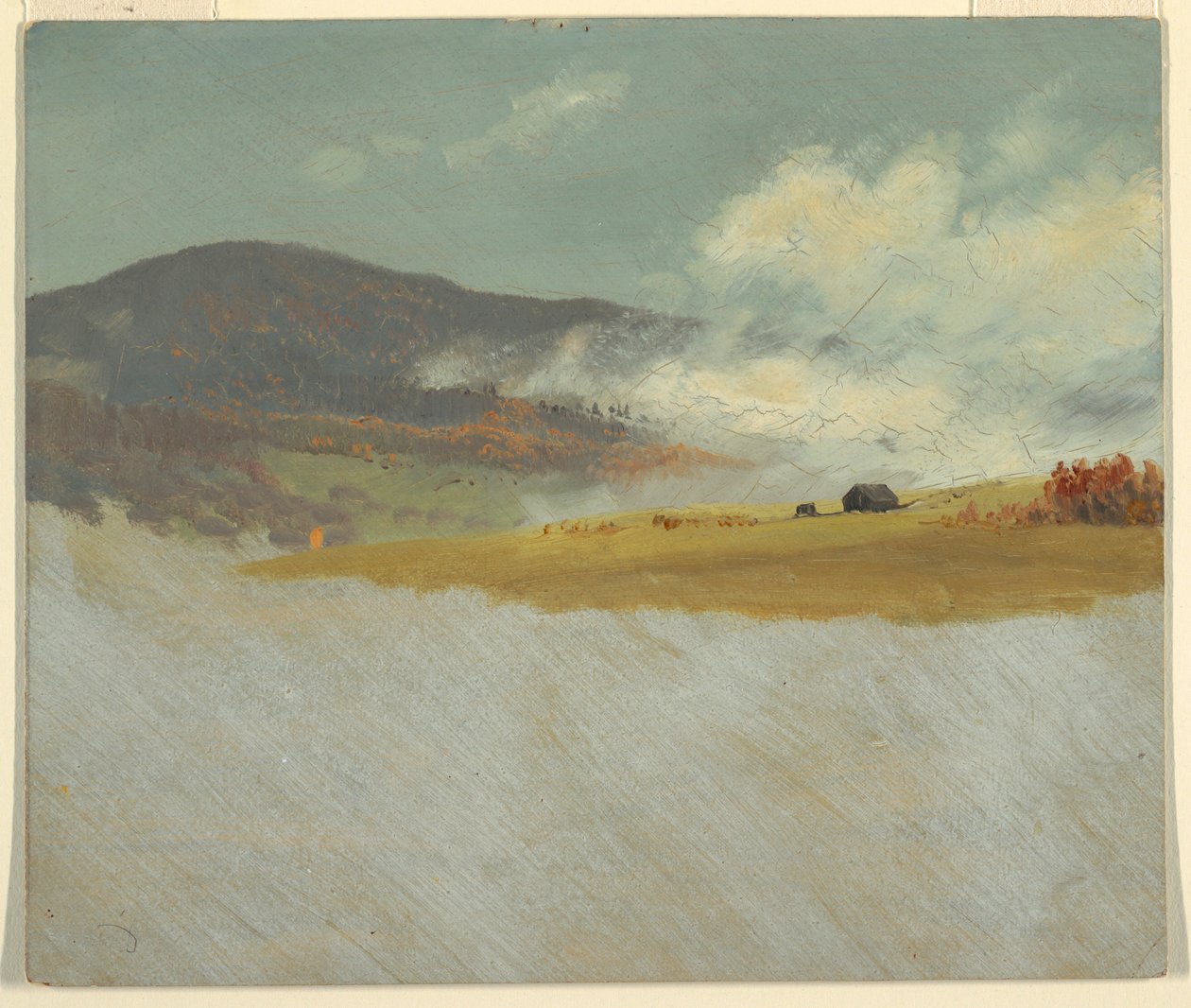 Tegning, Bjerglandskaber, 1865-75 af Frederic Edwin Church