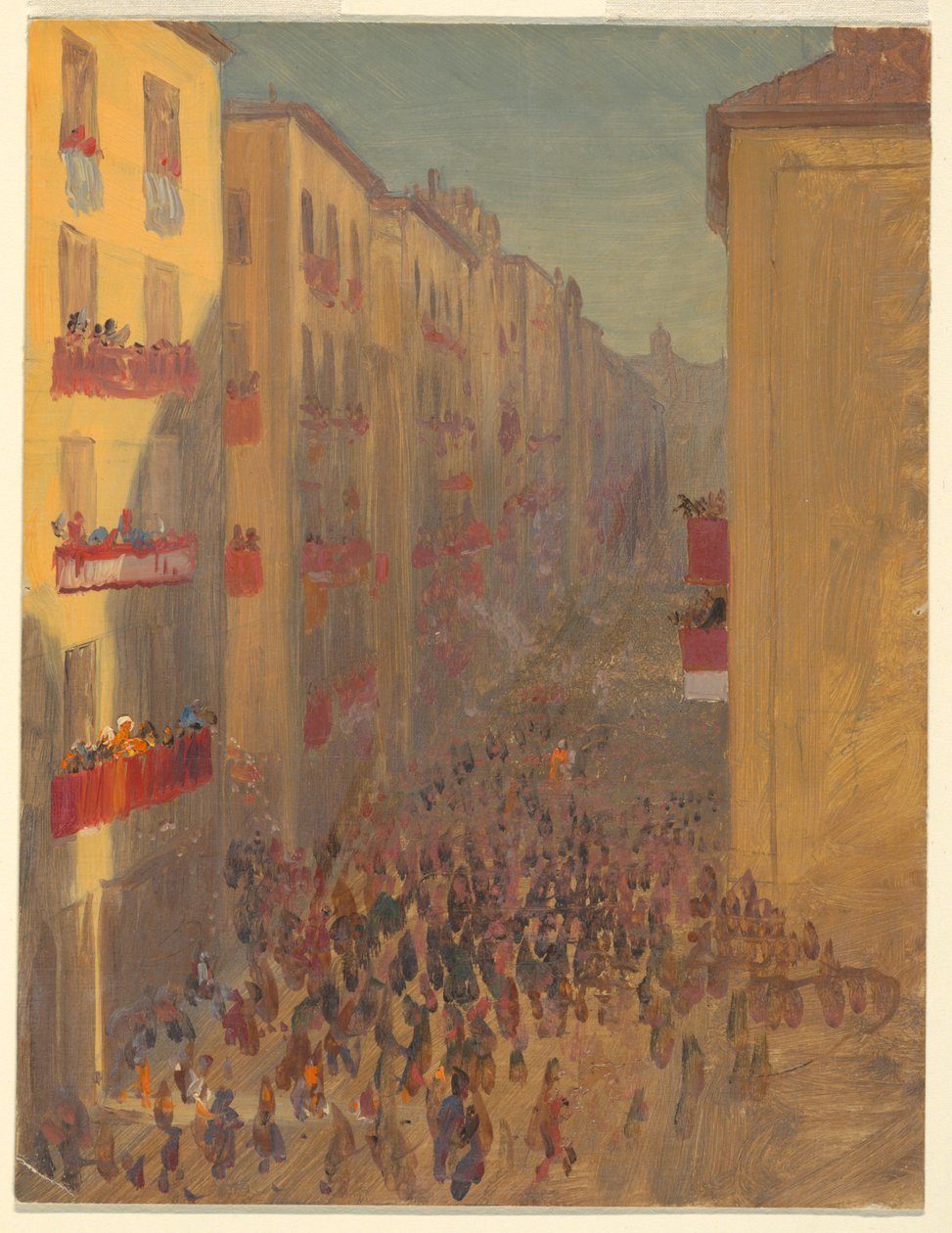 Tegning, Udsigt over Beirut (), 1869 af Frederic Edwin Church