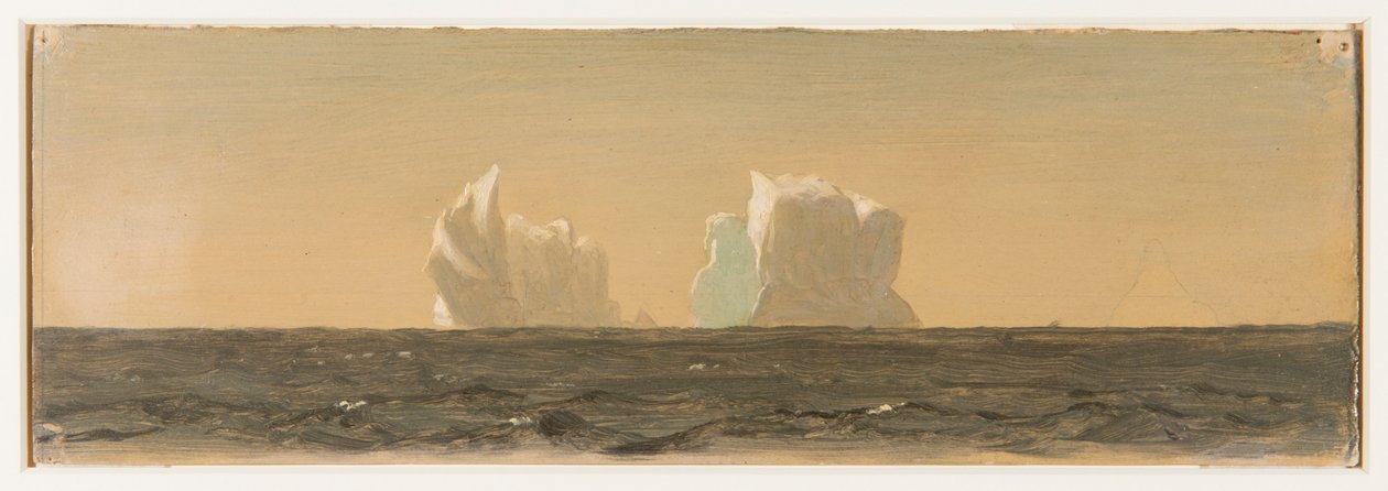 Flydende isbjerge af Frederic Edwin Church