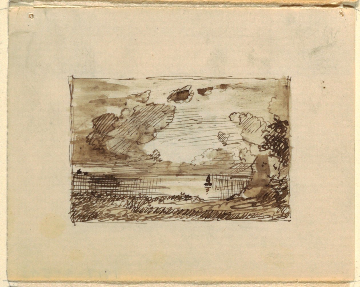 Imaginært landskab af Frederic Edwin Church