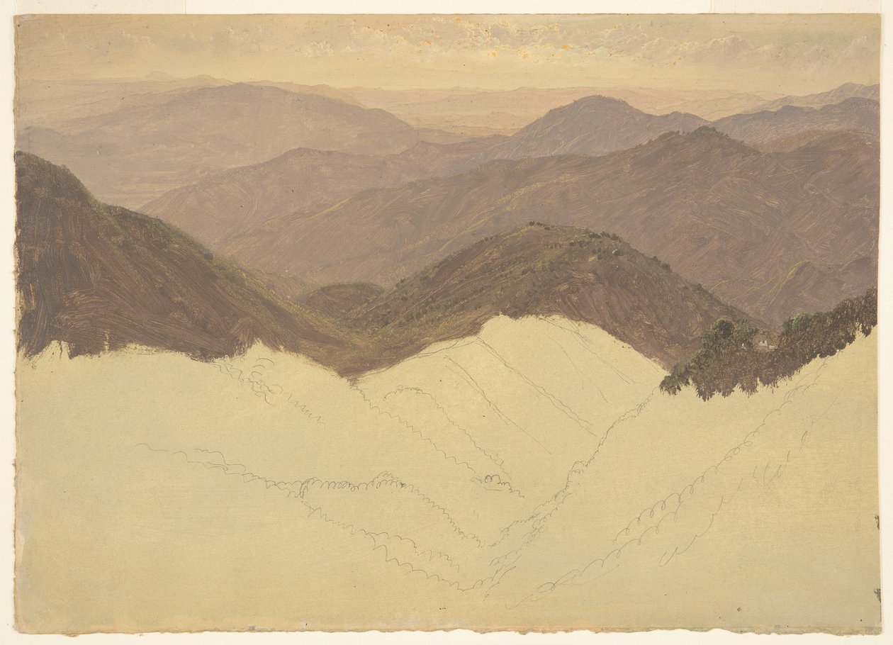 Landskab af Frederic Edwin Church