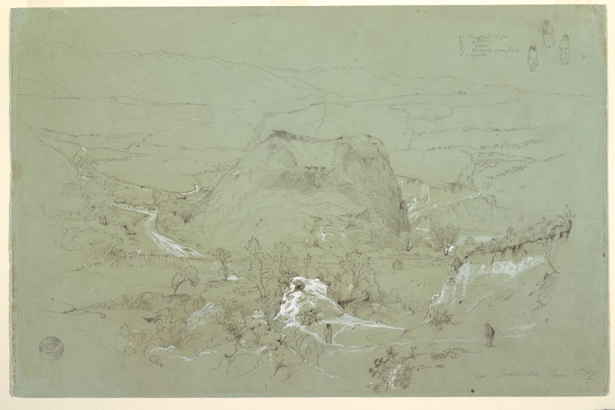 Landskab nær Guaranda, Ecuador af Frederic Edwin Church