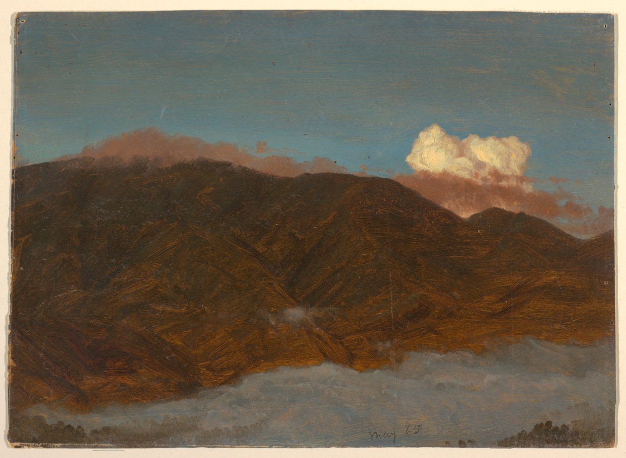 bjergrigt landskab af Frederic Edwin Church