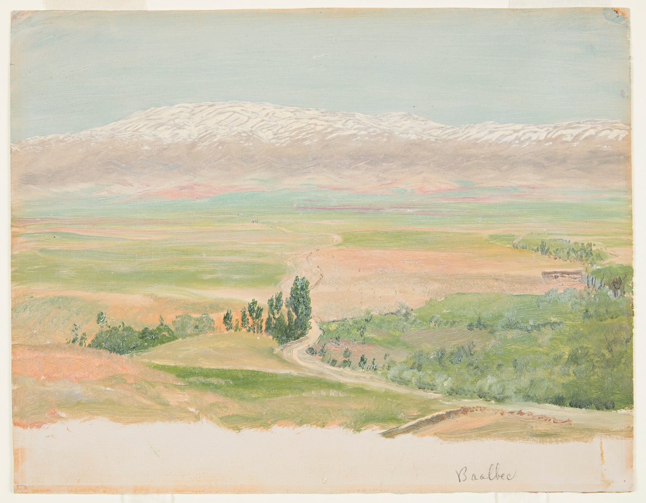 Bjerge nær Baalbec af Frederic Edwin Church