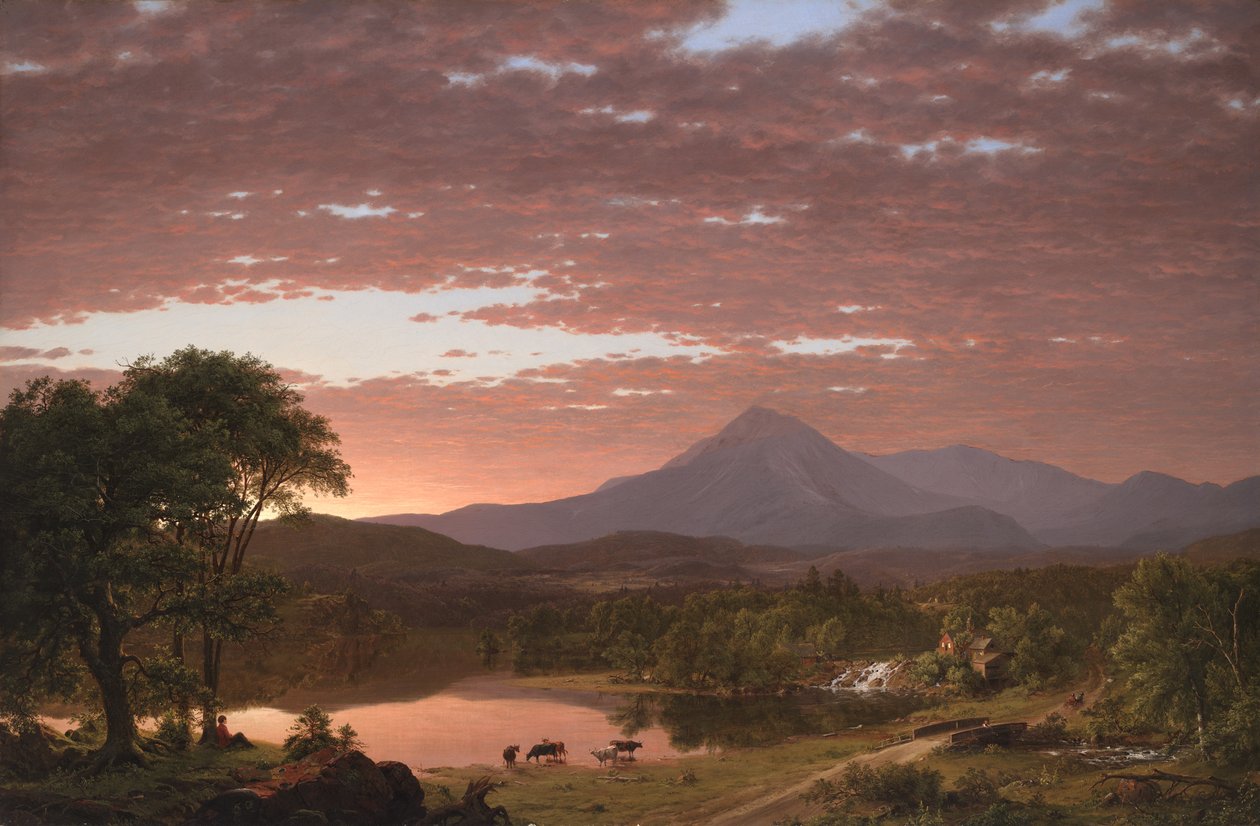Ktaadn-bjerget, 1853 af Frederic Edwin Church
