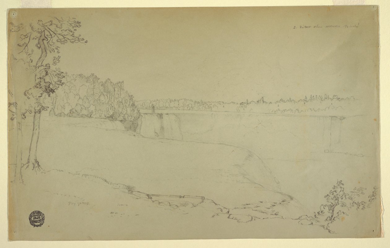 Studier. Niagara Falls. af Frederic Edwin Church