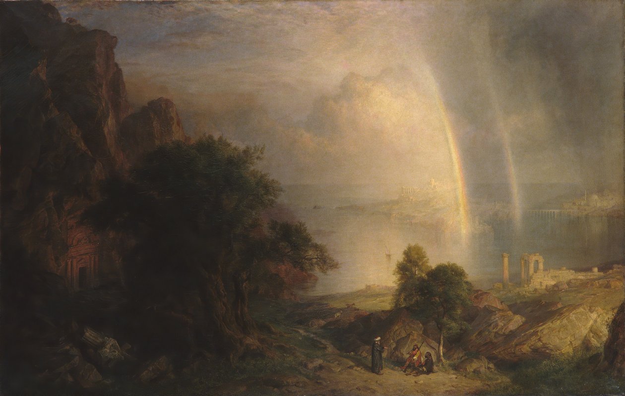 Det Ægæiske Hav, ca. 1877. af Frederic Edwin Church
