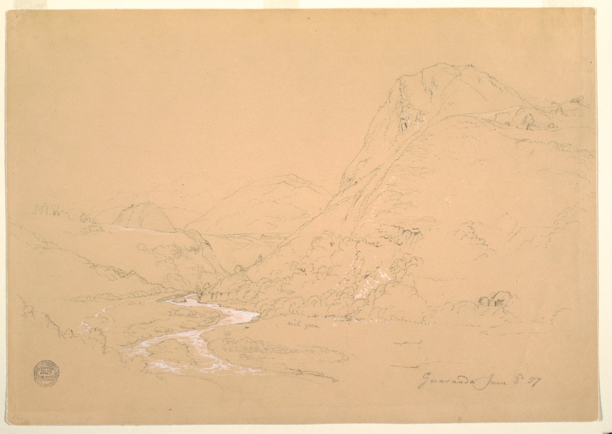 Dal nær Guaranda af Frederic Edwin Church