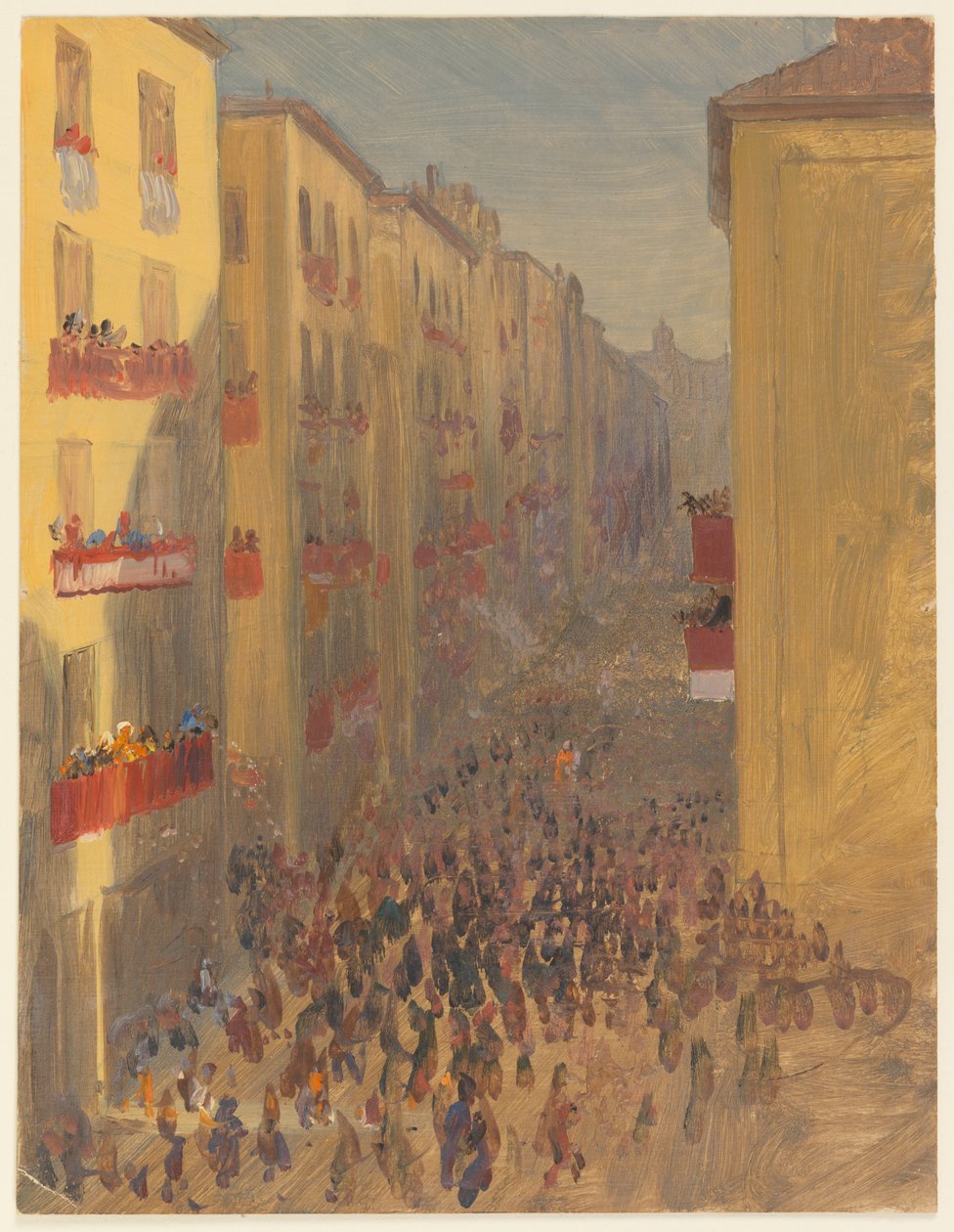 Udsigt over Beirut (?) af Frederic Edwin Church