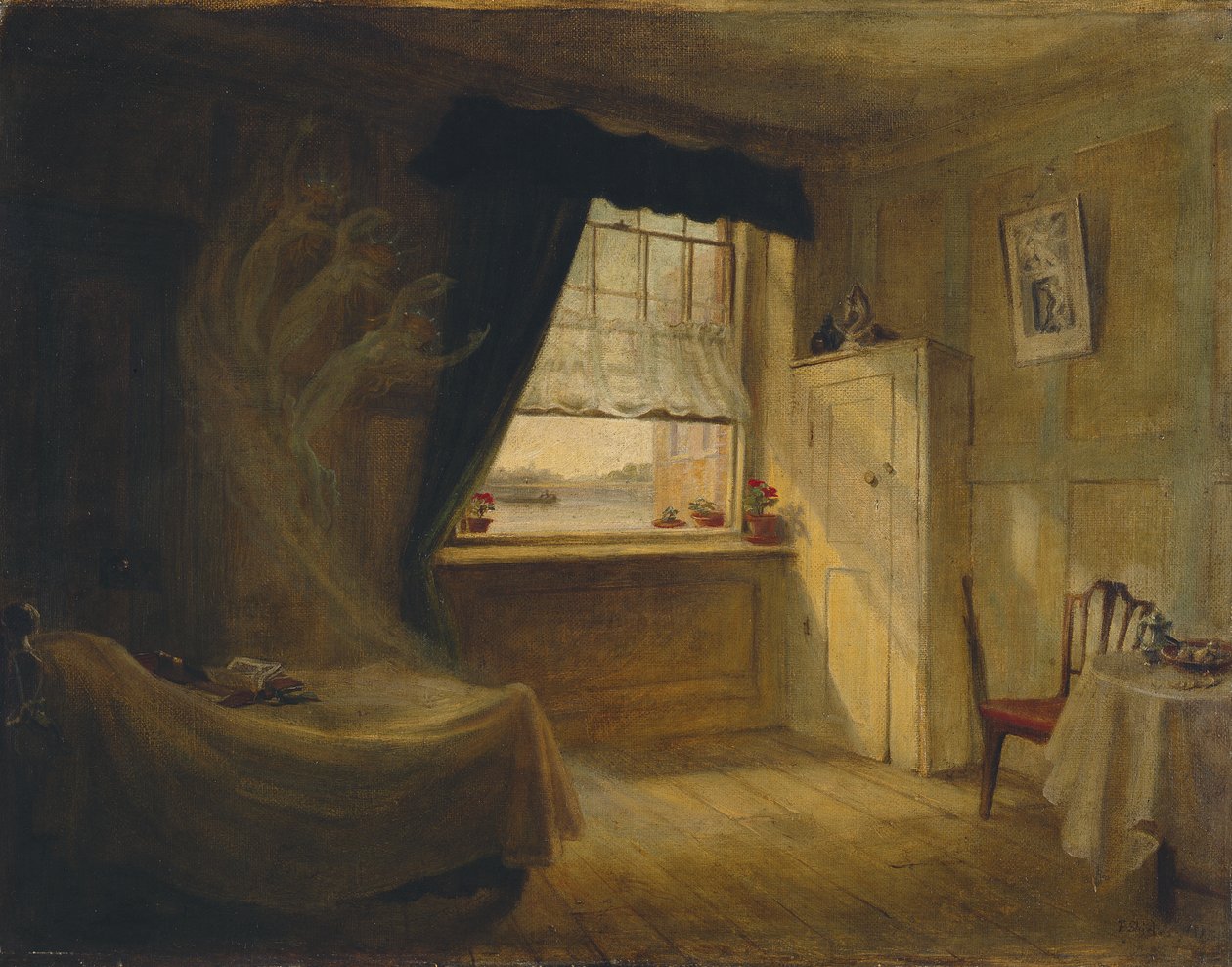 William Blakes værelse af Frederic James Shields