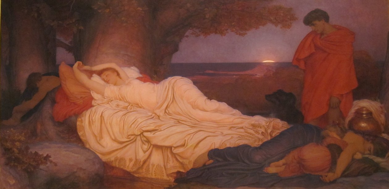 Cymon og Iphigenia af Frederic Leighton