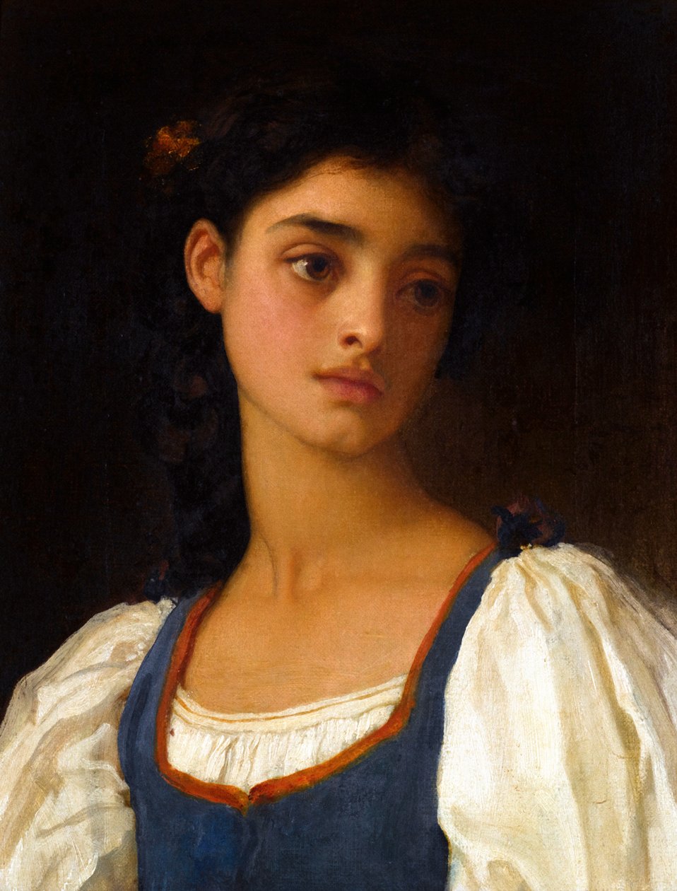 Frederic Leighton - Nicandra af Frederic Leighton
