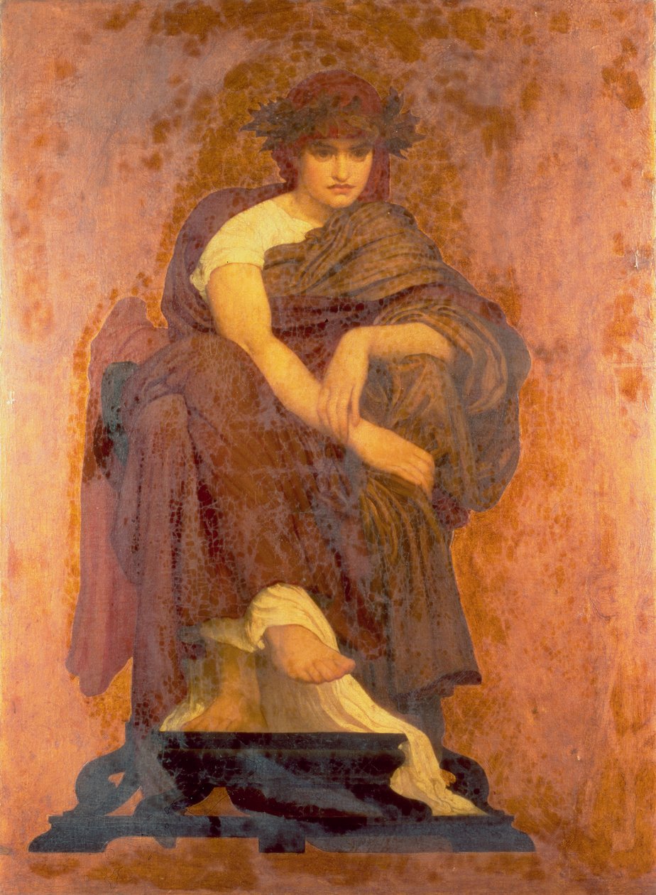 Mnemosyne, Musernes Moder af Frederic Leighton
