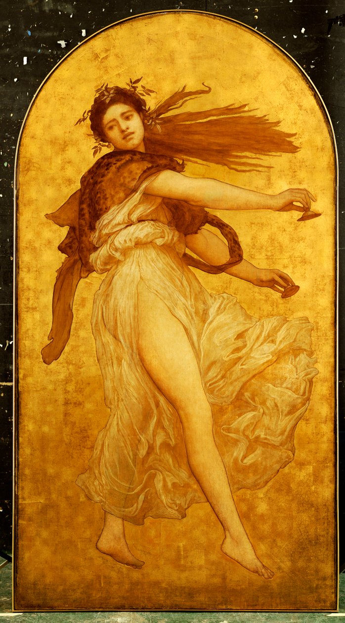 Cymbalisternes dans af Frederic Leighton